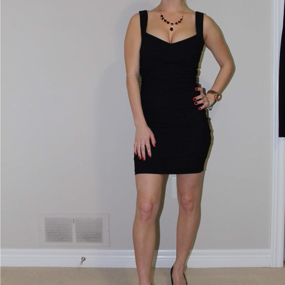 Vintage black bandage dress